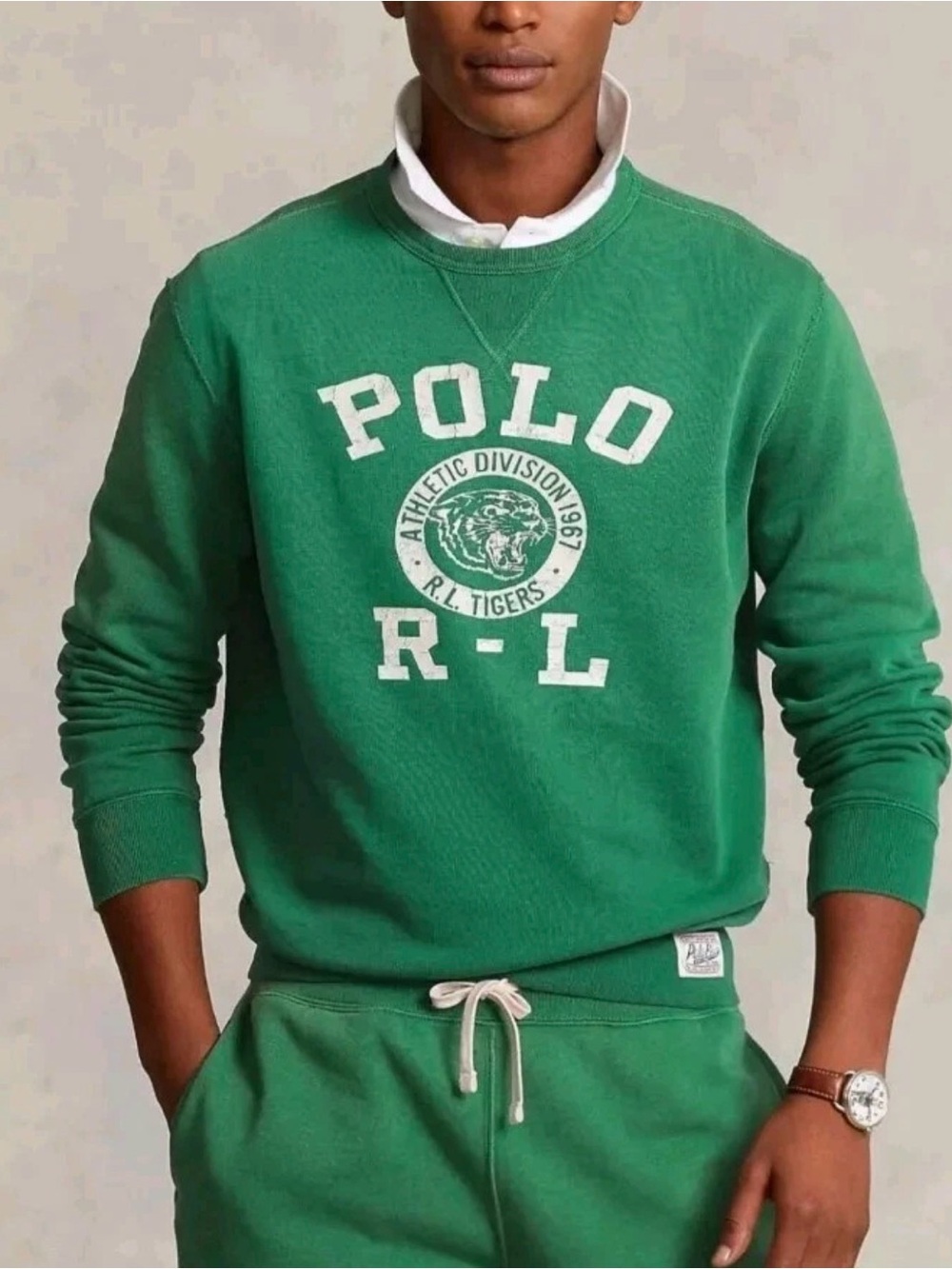 NWOT Polo Ralph Lauren Green Crewneck Sweatshirt size 3XB